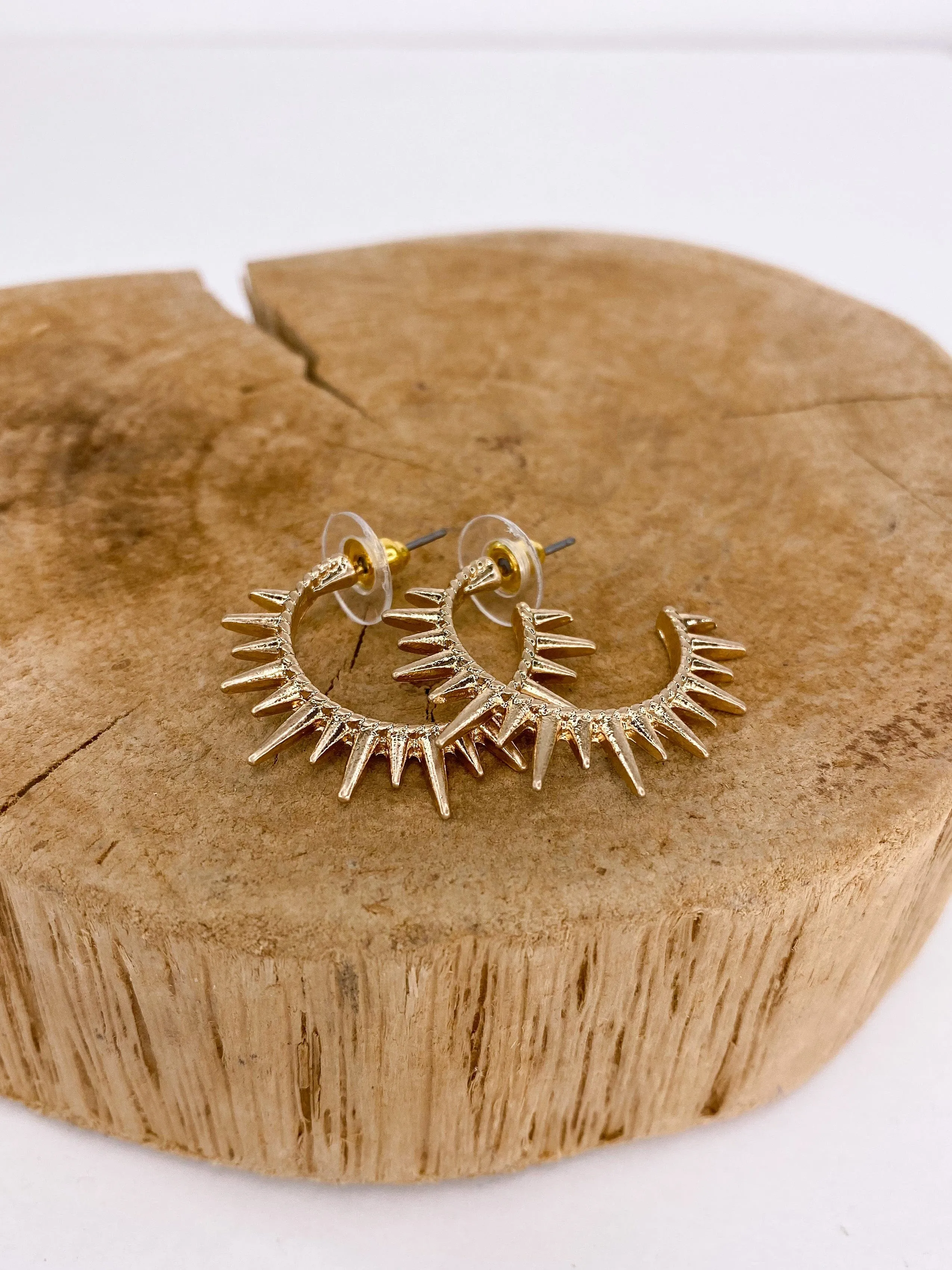 Spikey Hoop Earring