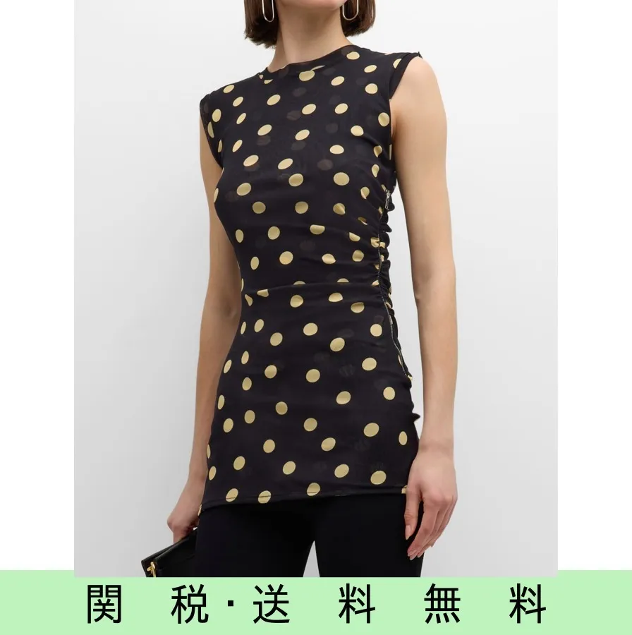 Stella McCartney  |Dots Nylon Sleeveless Tanks & Camisoles