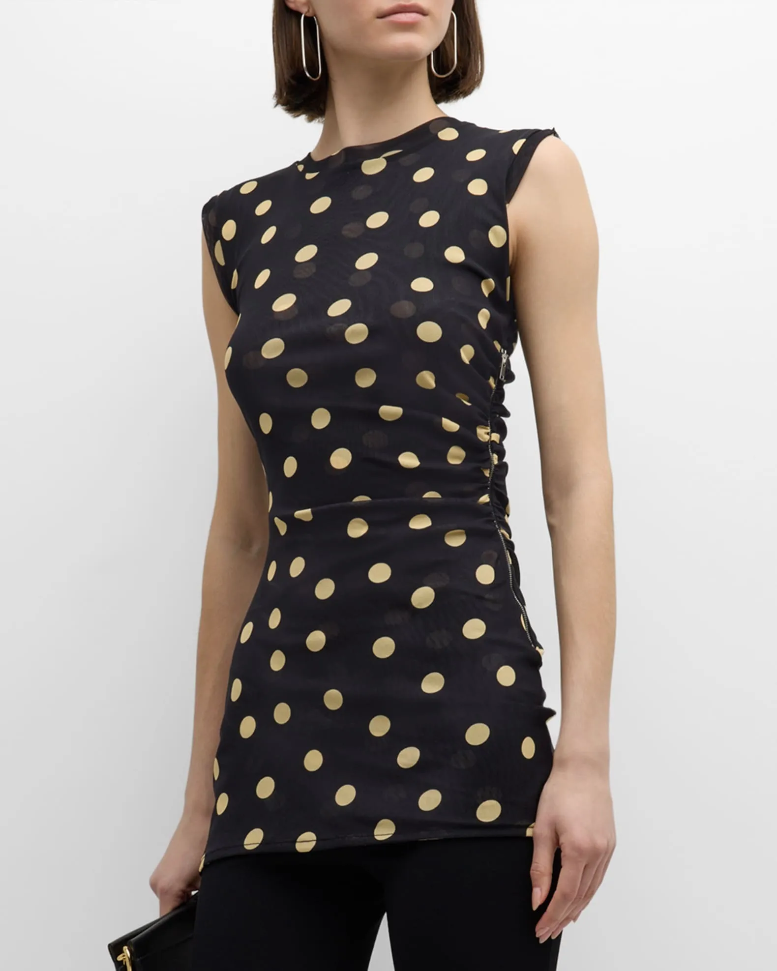 Stella McCartney  |Dots Nylon Sleeveless Tanks & Camisoles