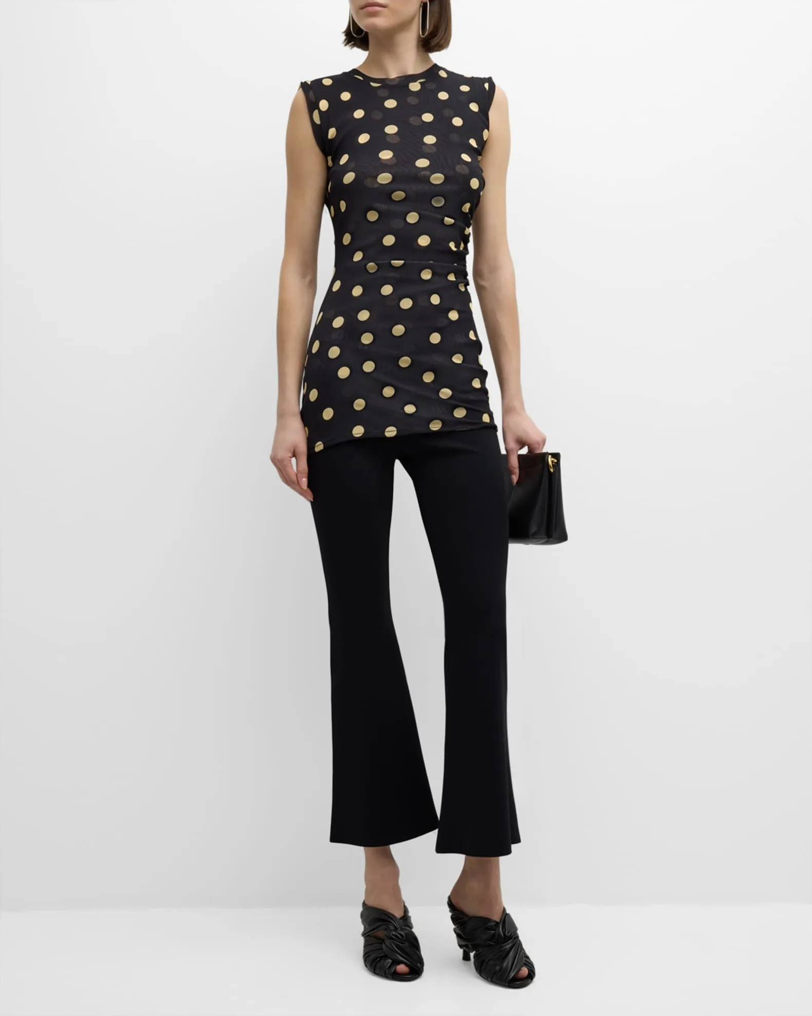 Stella McCartney  |Dots Nylon Sleeveless Tanks & Camisoles