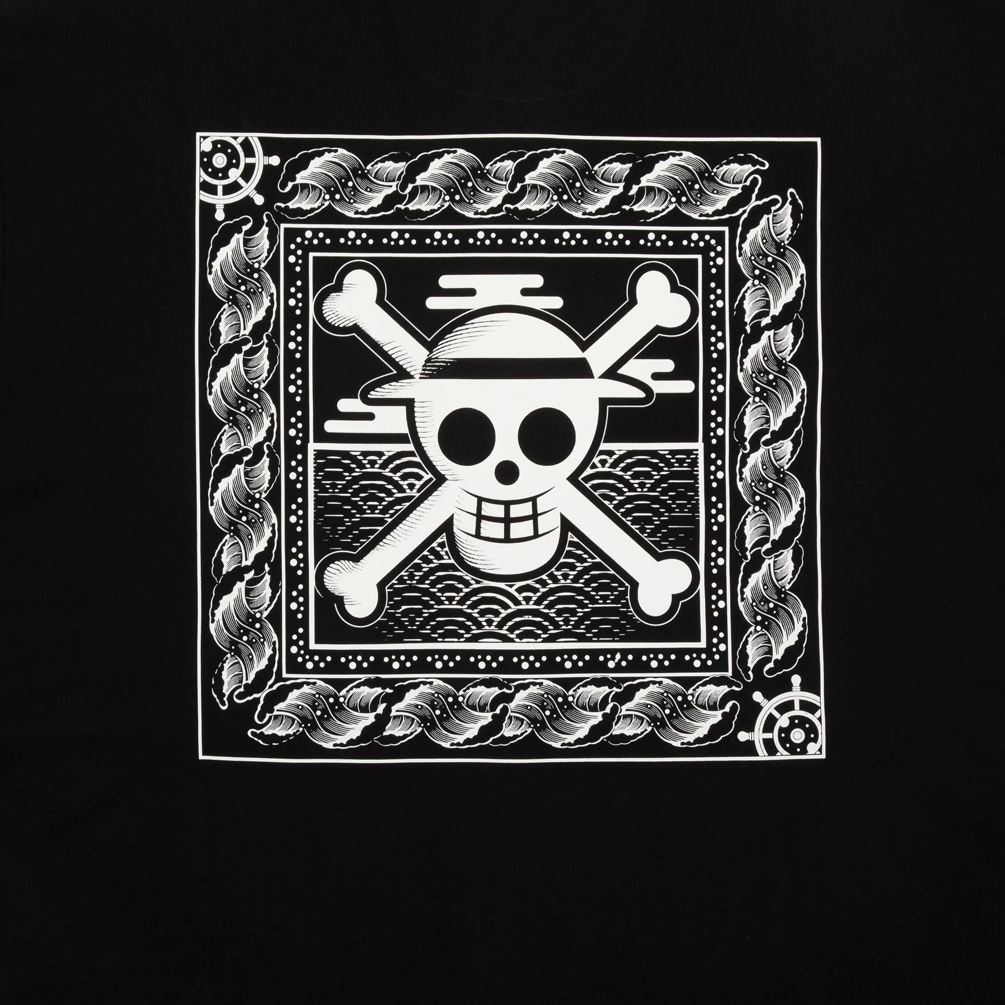 Straw Hat Crew Black Rugby Shirt