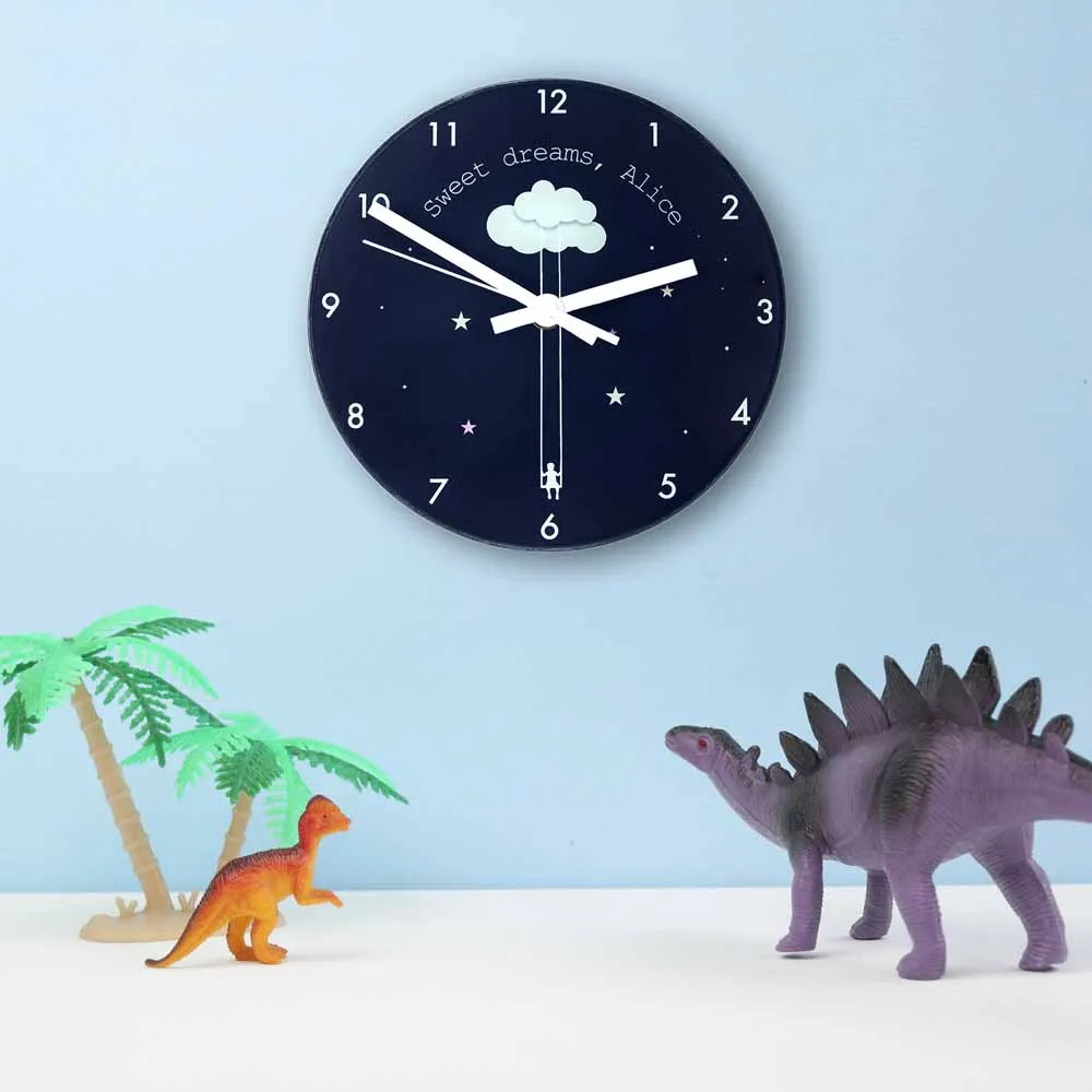 Sweet Dreams Little One Personalised Wall Clock