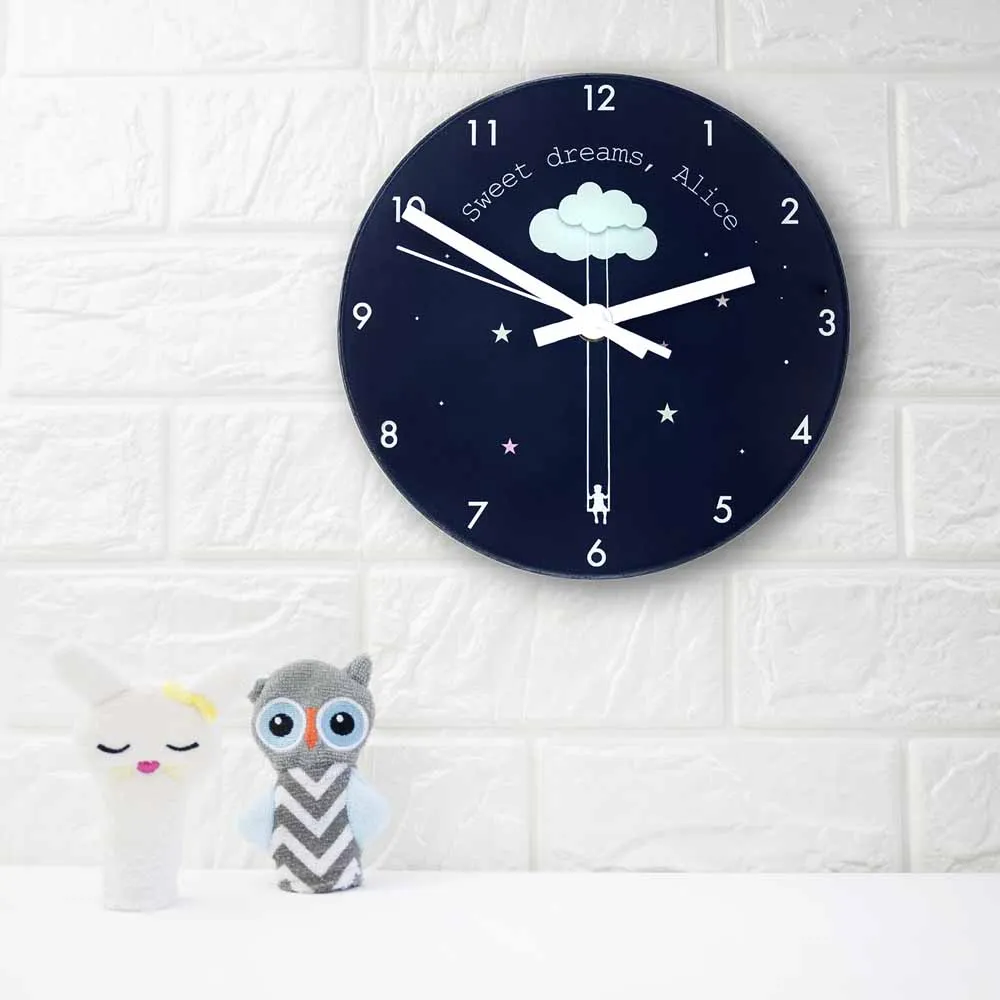 Sweet Dreams Little One Personalised Wall Clock