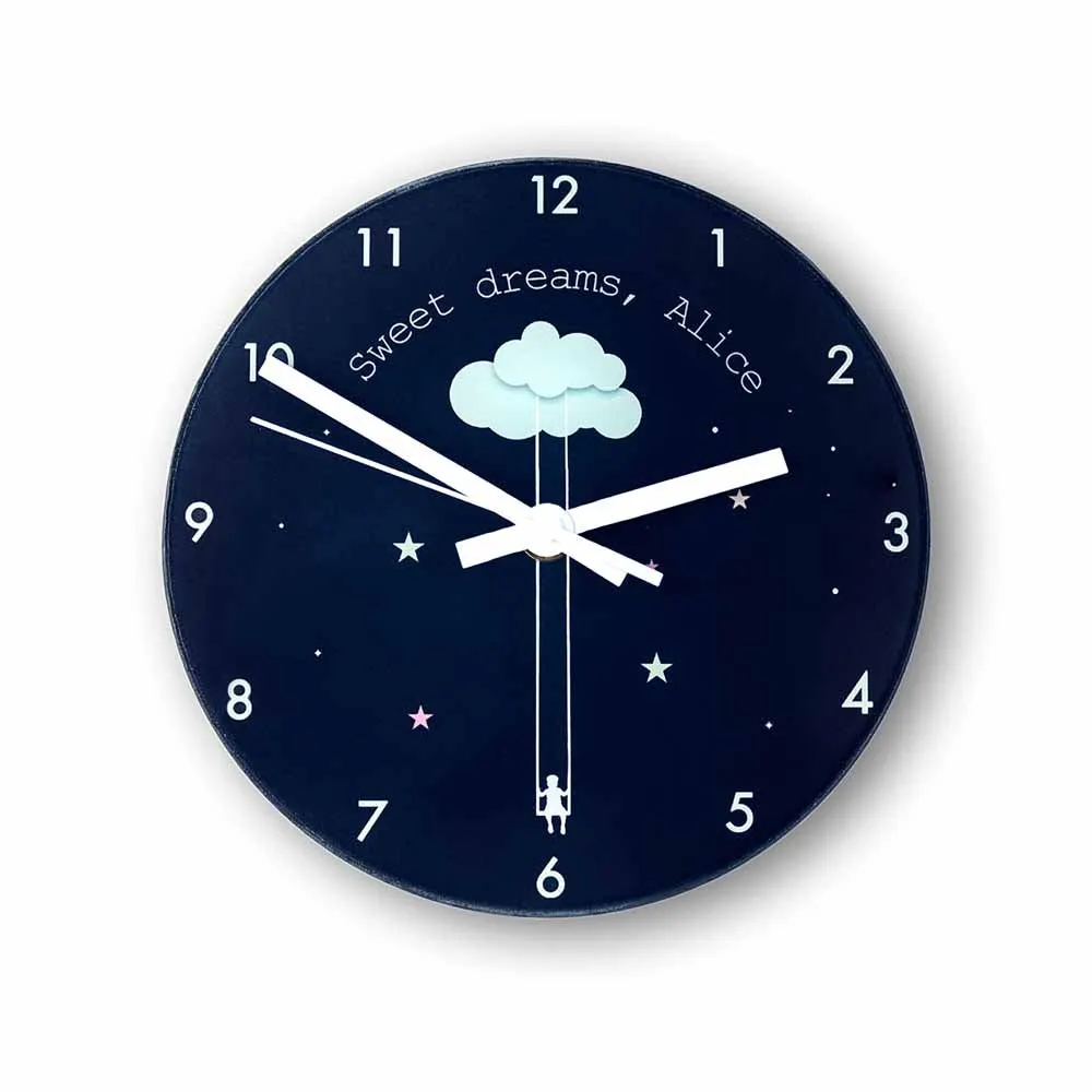 Sweet Dreams Little One Personalised Wall Clock