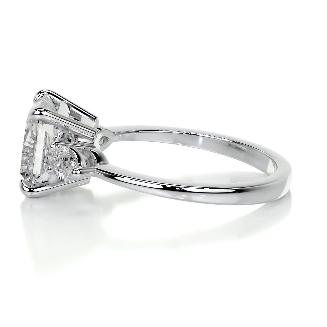 Tai Moissanite & Diamonds Ring -Platinum