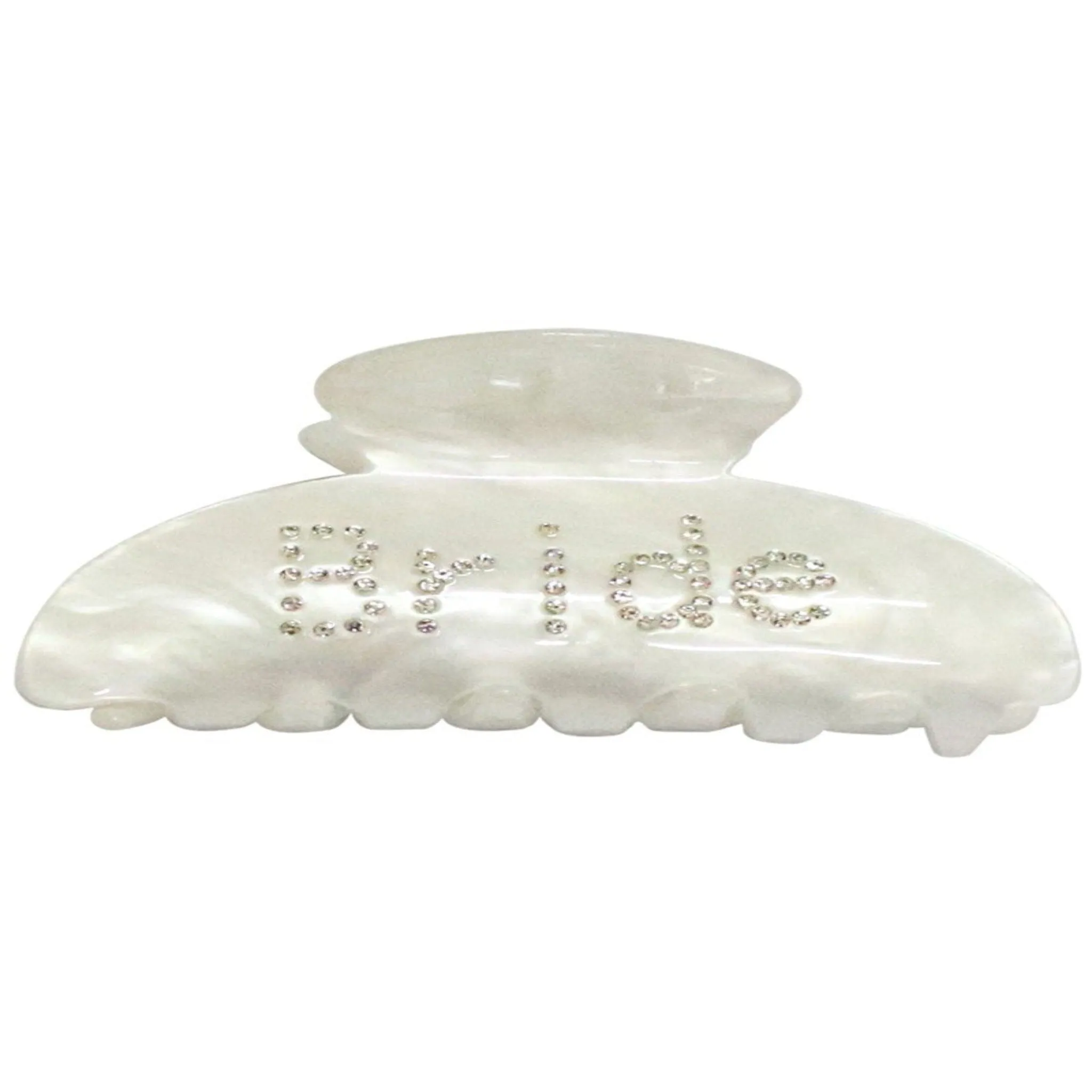 The Bride Claw Hair Clip - White