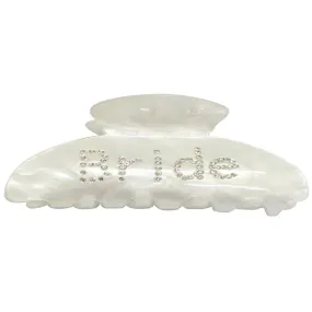 The Bride Claw Hair Clip - White