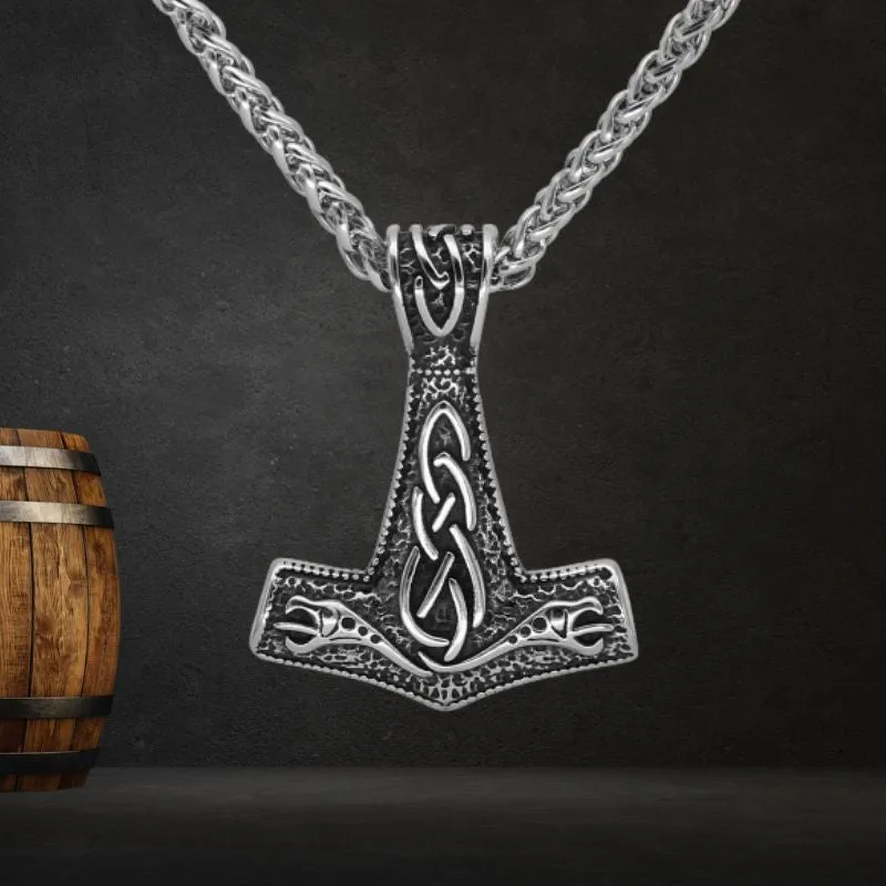 Thor's Hammer Mjolnir Handmade Necklace