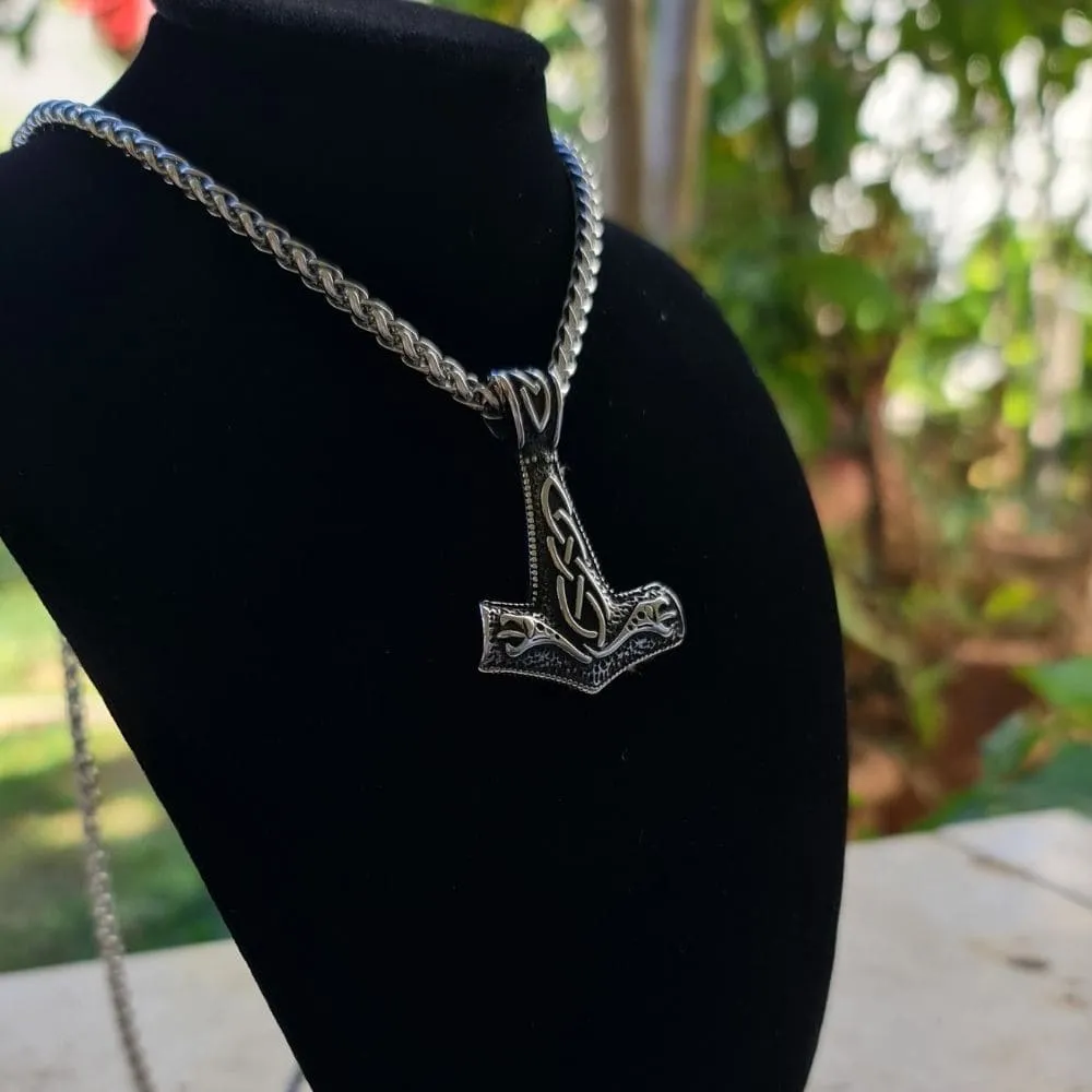 Thor's Hammer Mjolnir Handmade Necklace