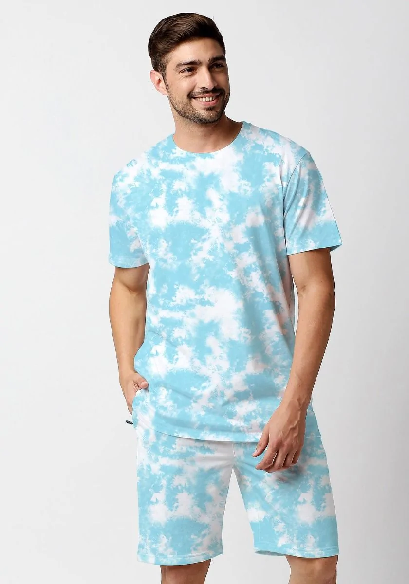 Tie Dye Coord Set For Men