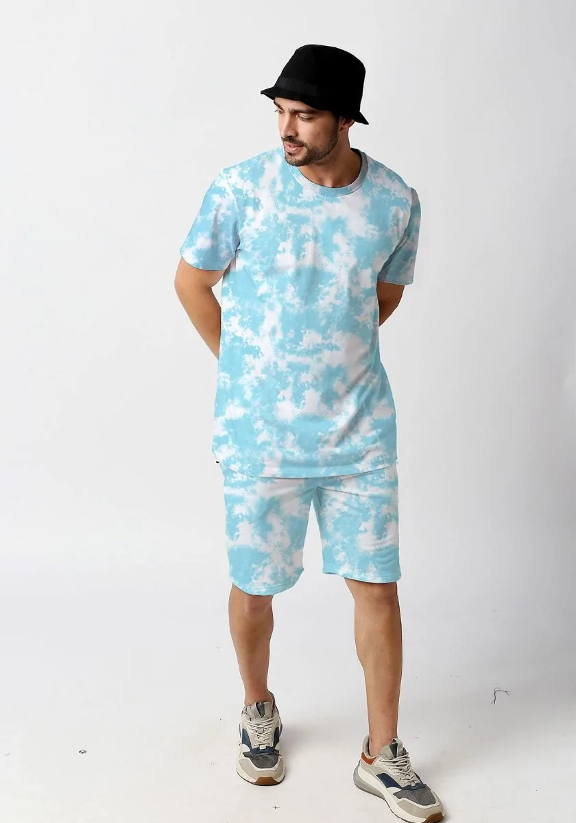 Tie Dye Coord Set For Men