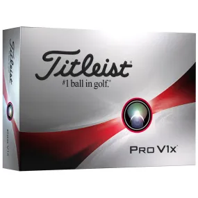 Titleist Pro V1X Play Your Number Dozen 2023