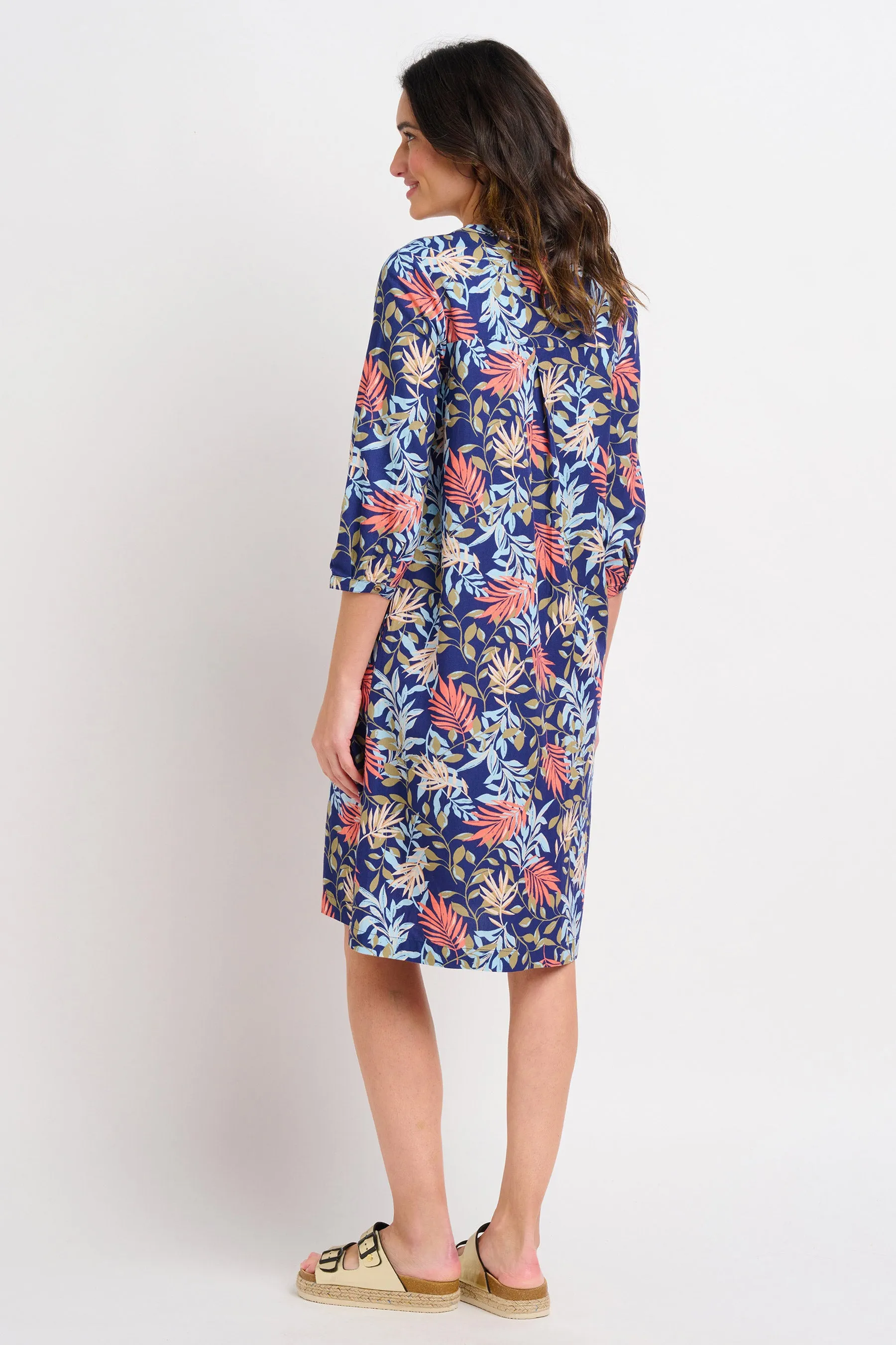 Trailing Tropics Shirt Dress