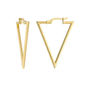 Triangle Hoop Earring