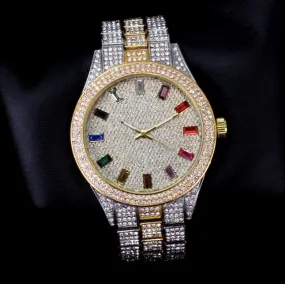 Two-Tone Rainbow watch