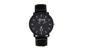 Unisex Quartz Clock Casual Wristwatch