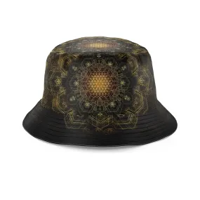 Unveiling The Grid Gold Bucket Hat