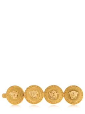 Versace   Medusa coin right side hair clip 