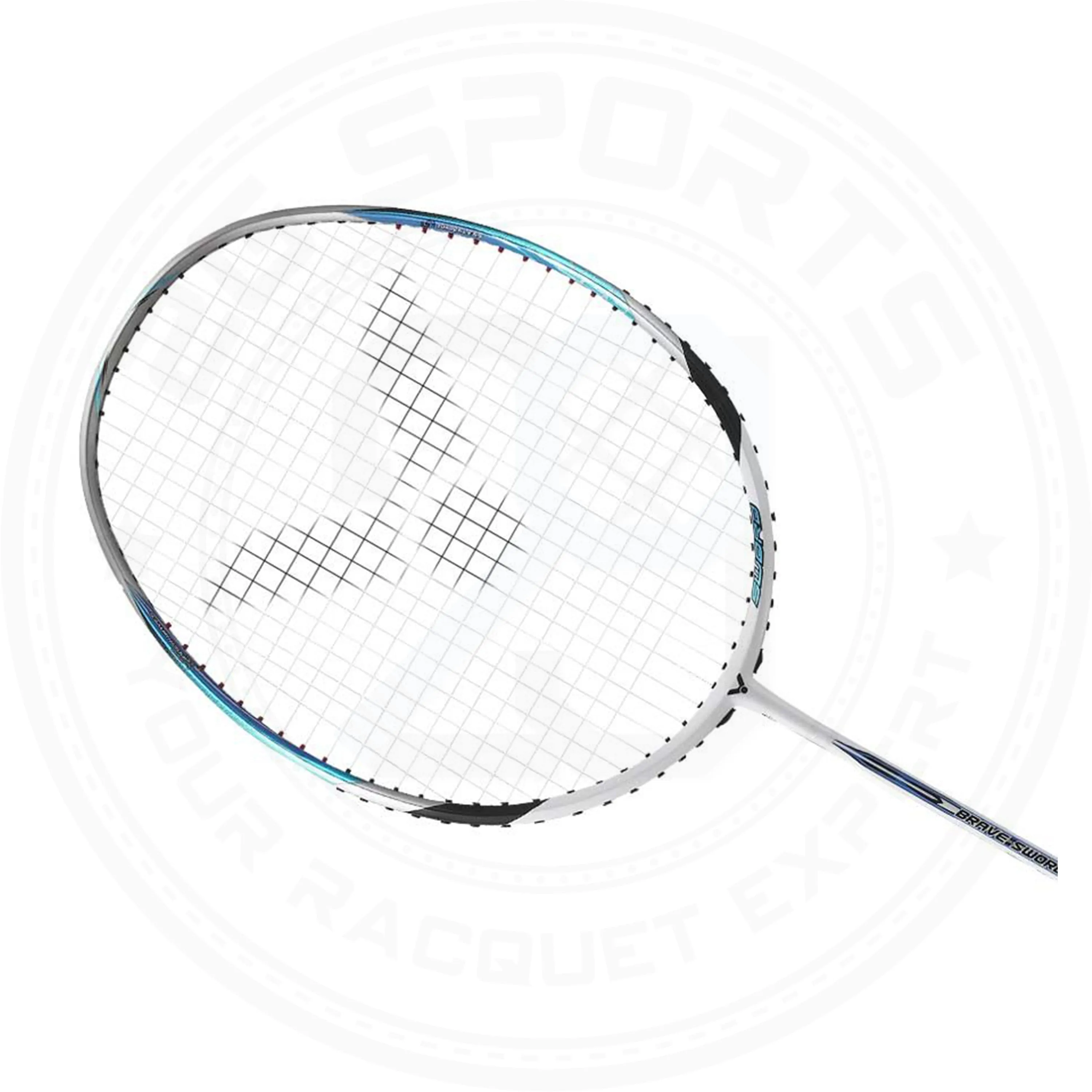 Victor Brave Sword 12 L White/ Blue Badminton Racquet 3U(88g)G6