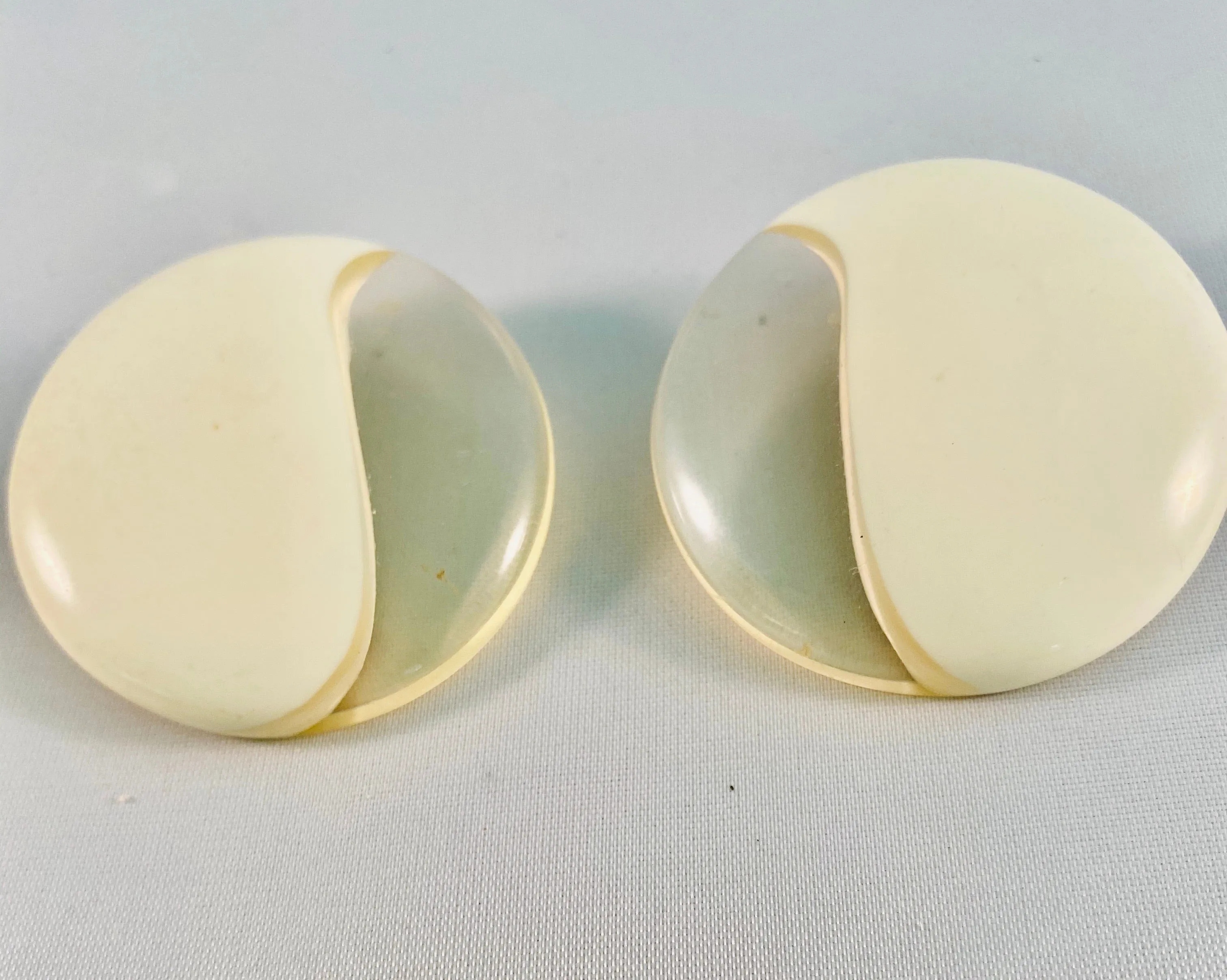 Vintage Lucite Earrings by Jim McCullough