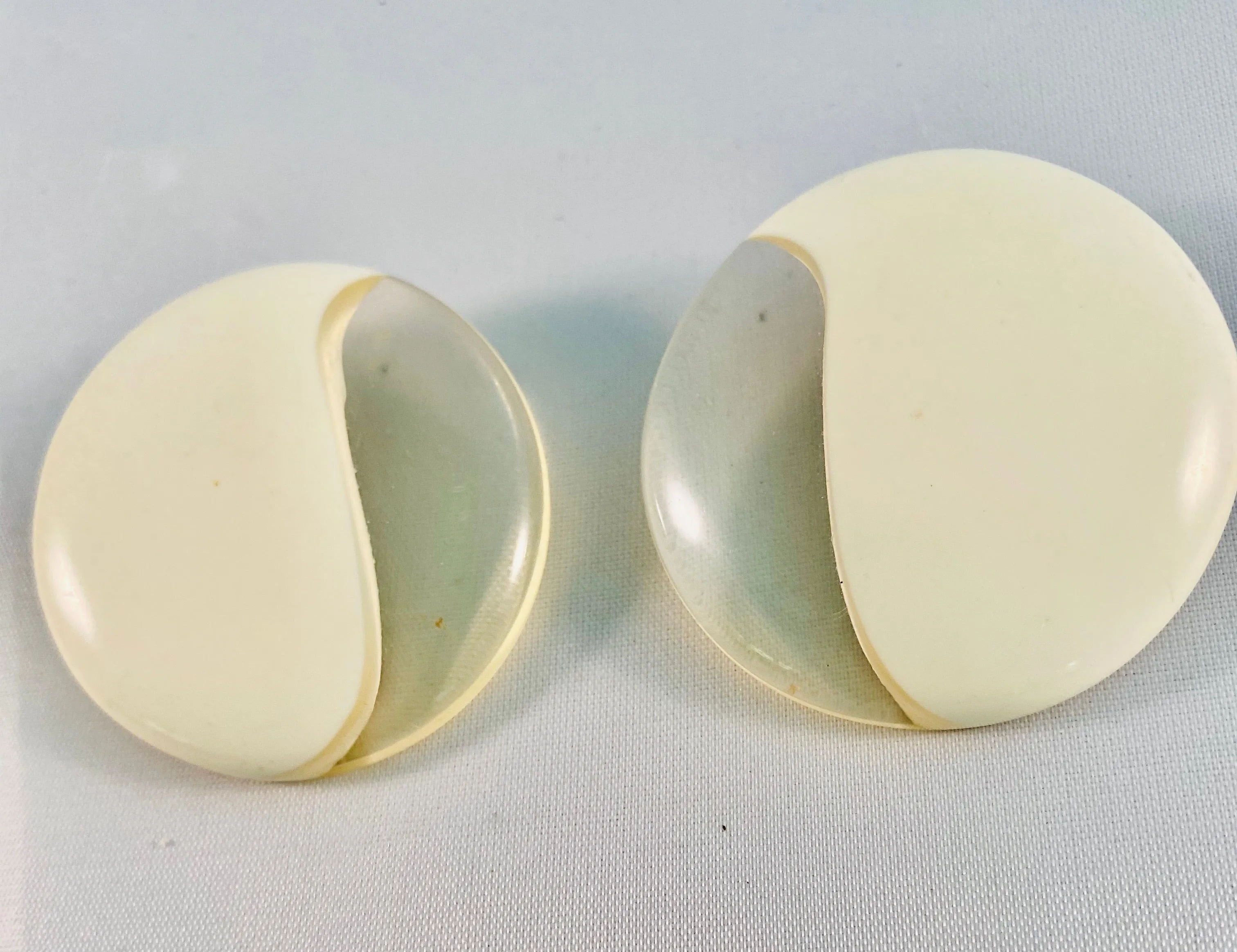 Vintage Lucite Earrings by Jim McCullough