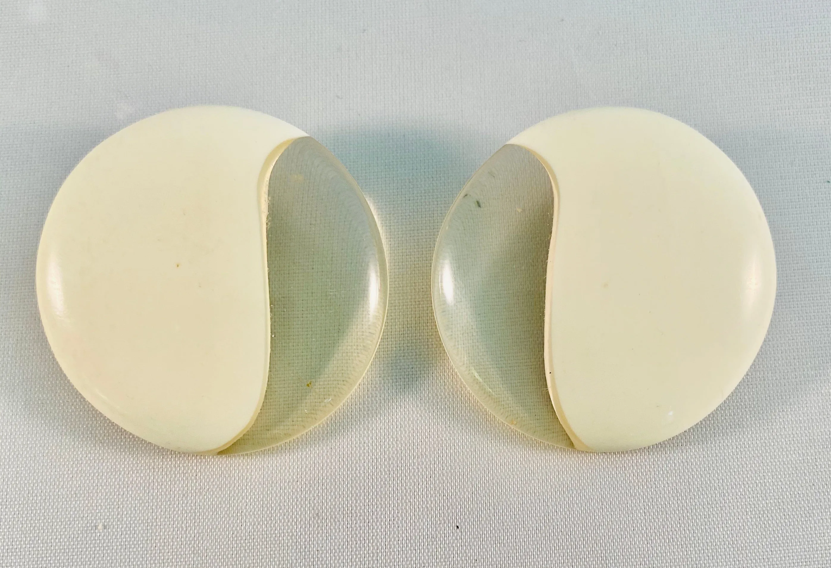 Vintage Lucite Earrings by Jim McCullough