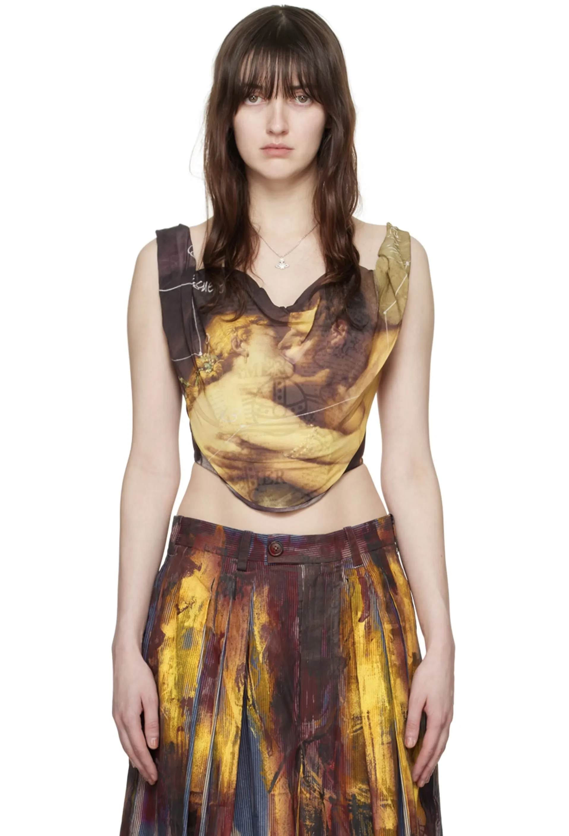 Vivienne Westwood  |Sleeveless Cotton Logo Tanks & Camisoles