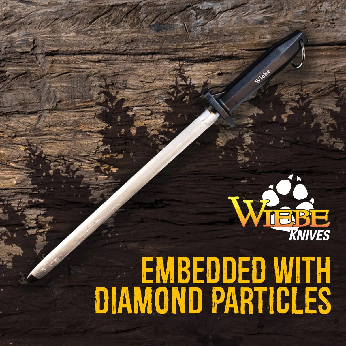 Wiebe 12 Diamond Sharpening Steel