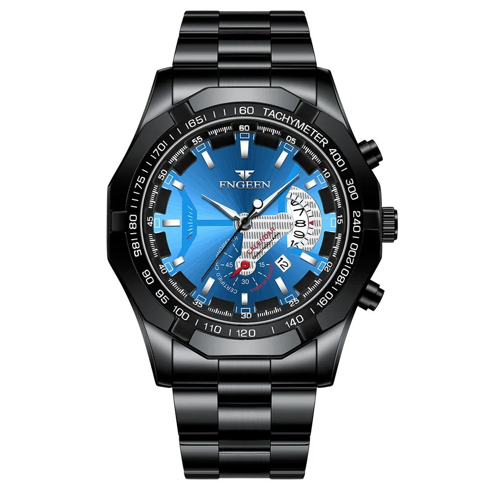 Wristwatch Waterproof Luxury Mens Clock