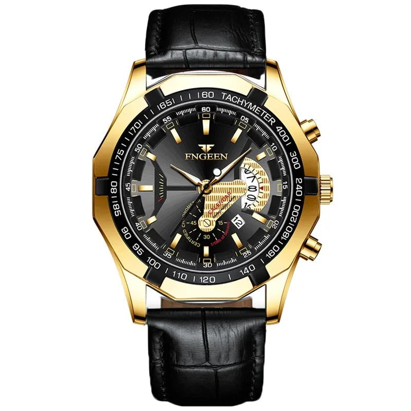 Wristwatch Waterproof Luxury Mens Clock