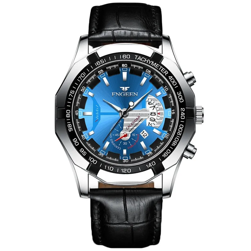 Wristwatch Waterproof Luxury Mens Clock