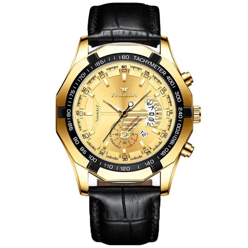 Wristwatch Waterproof Luxury Mens Clock