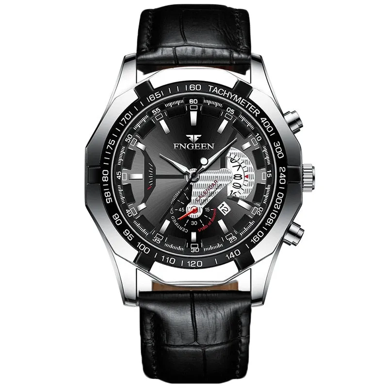 Wristwatch Waterproof Luxury Mens Clock