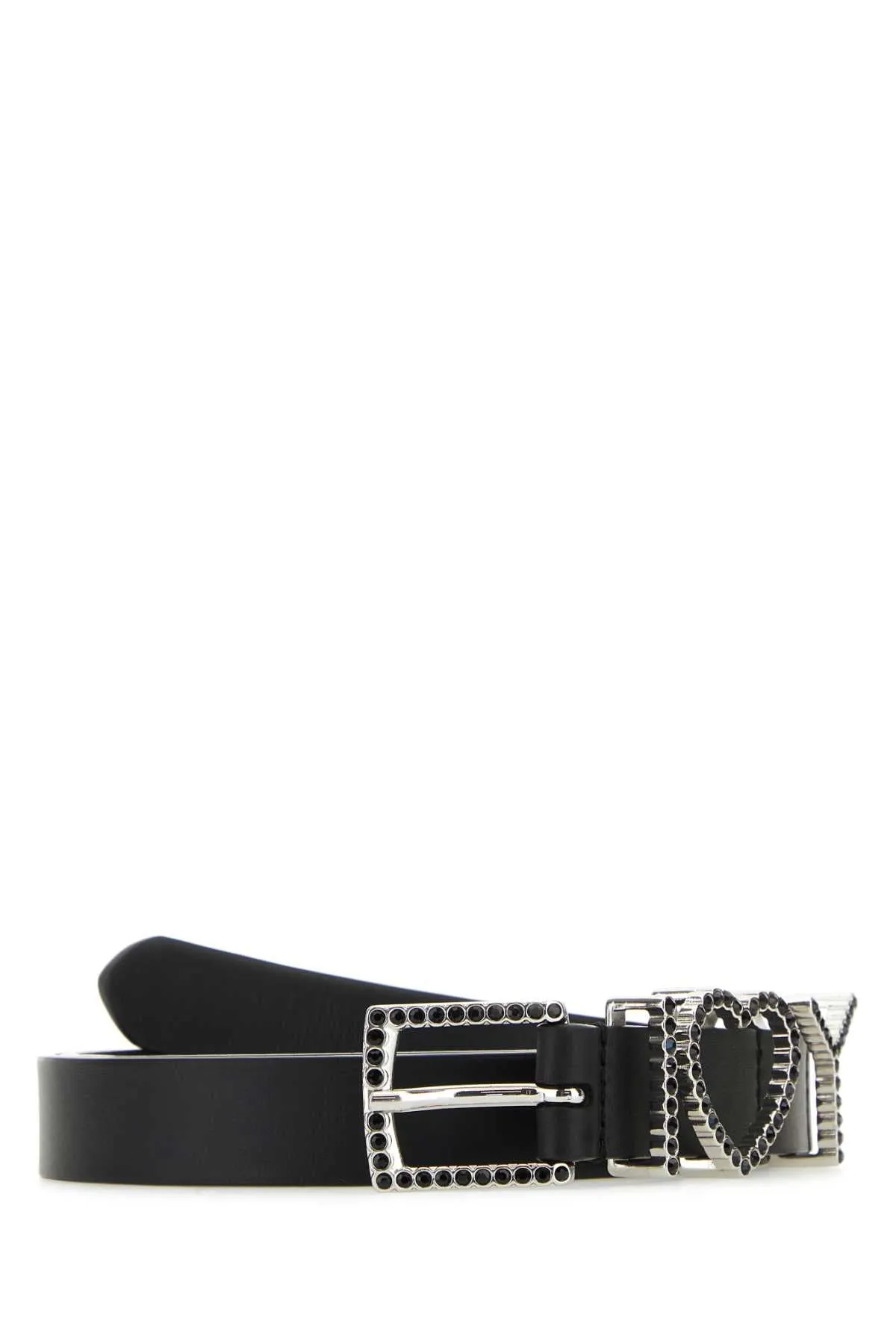 Y Project Black Leather Belt