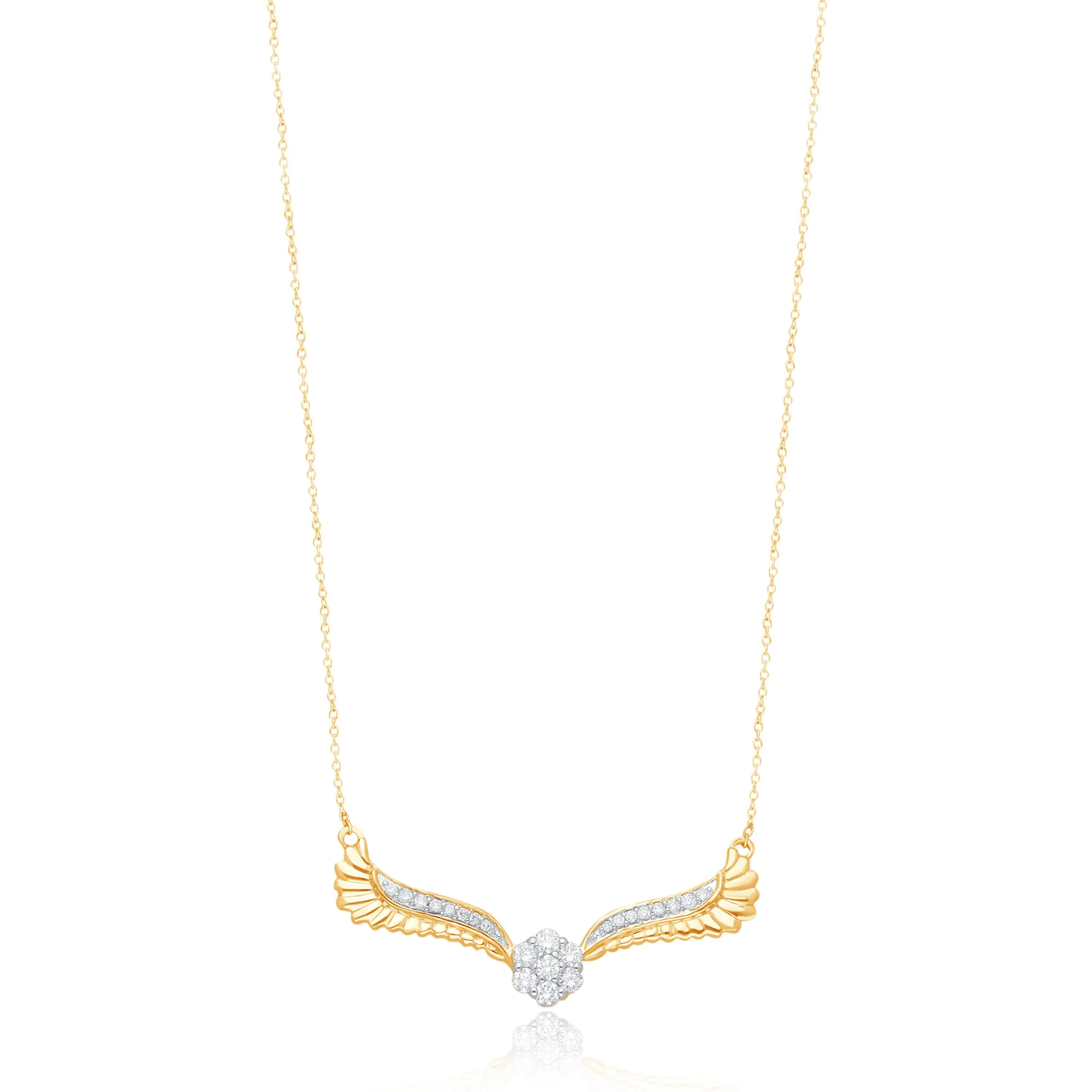 Yellow Gold Diamonds Griffiness Necklace