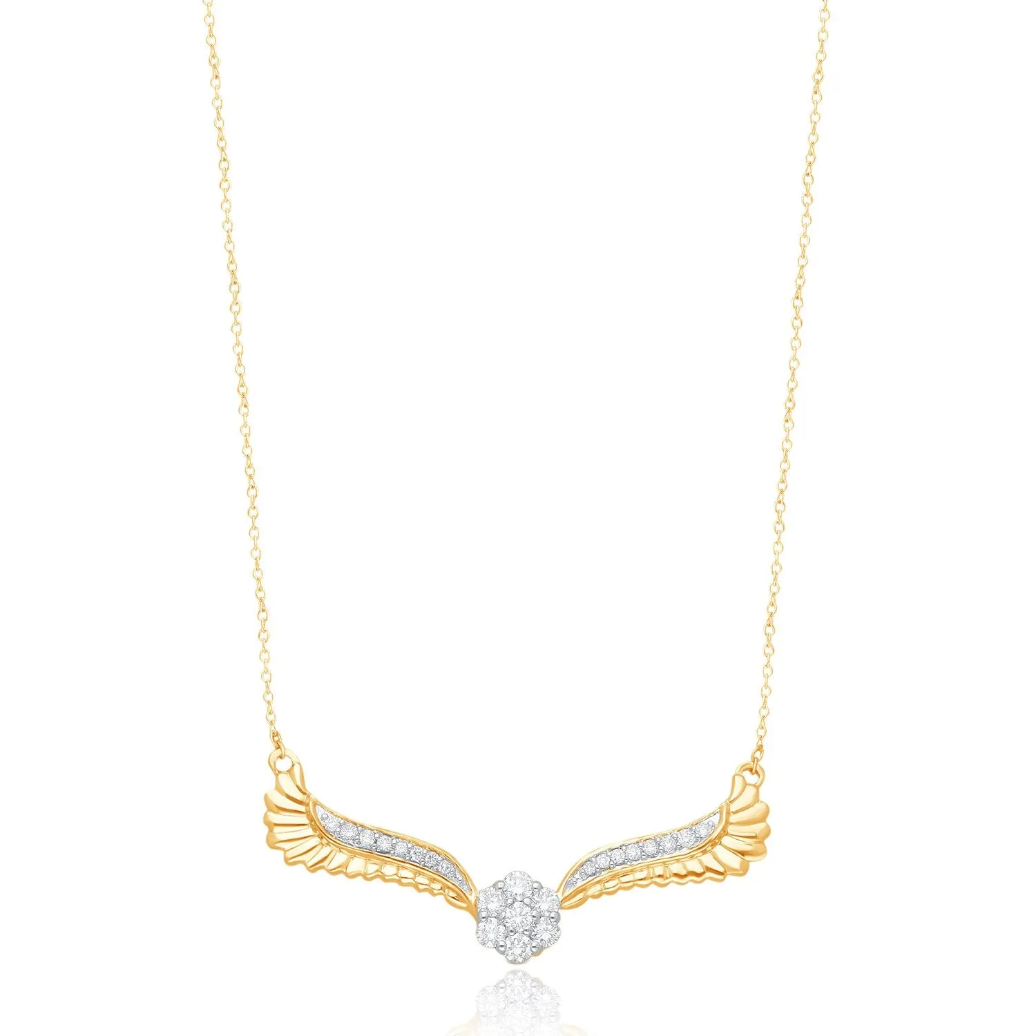 Yellow Gold Diamonds Griffiness Necklace